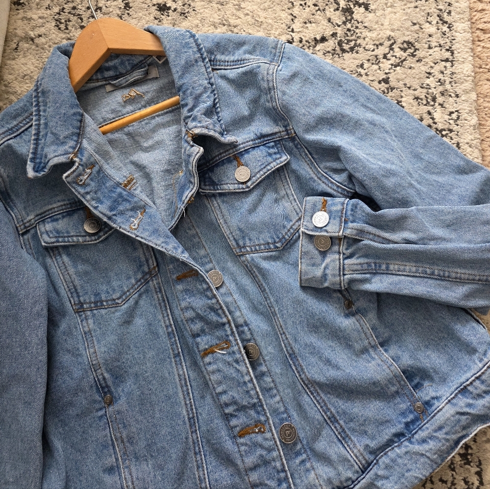 Ridgecut Toughwear Denim Jacket Womens M Blue 100% Cotton